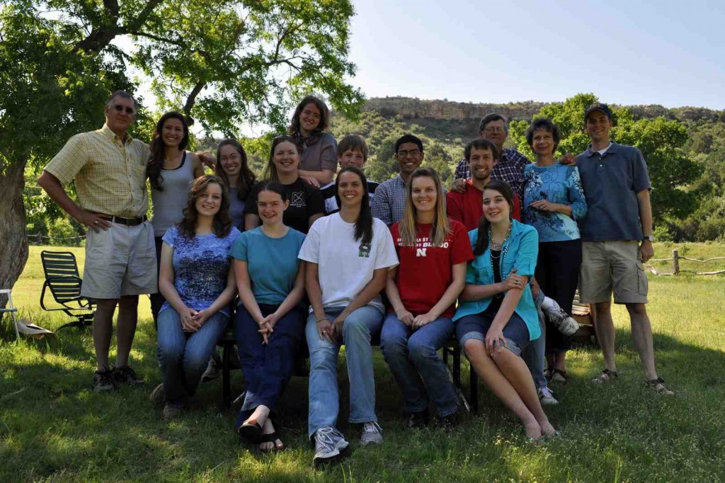 Patrick Henry College students with John R. Erickson