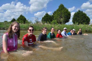 Cooling off in the Canadian River